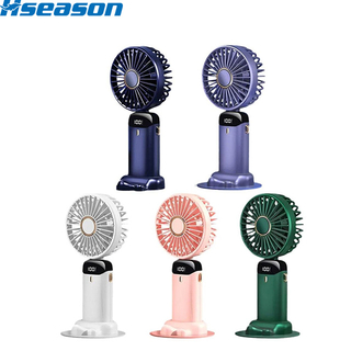 Mini ventilador portátil plegable para oficina, escritorio, multifuncional, portátil, doble batería, 3000mAh, ventilador eléctrico con cordón para el cuello
